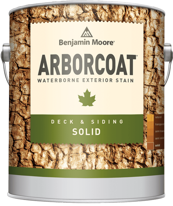 arborcoat solid exterior stain can