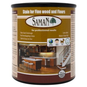 can of saman water-based stain