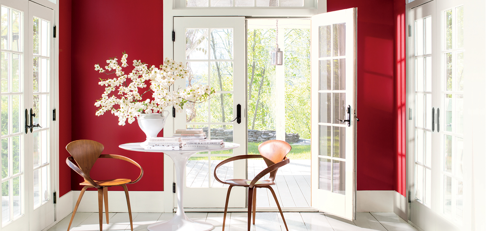 benjamin moore red paint