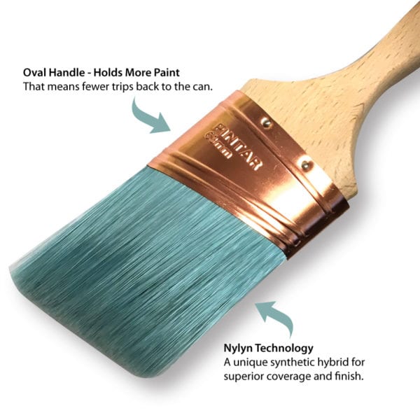 Silks Oval Angled Paint Brush