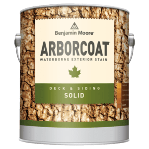 arborcoat solid exterior stain can