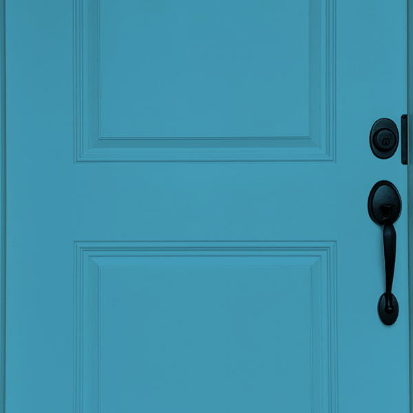 cool blue door paint