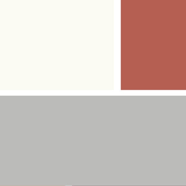 Painting Vinyl Siding: Fav color combo = Coventry Gray (HC-169); Trim: Simply White (OC-117); Front Door Colour Splash = Morrocan Spice (AF-285)