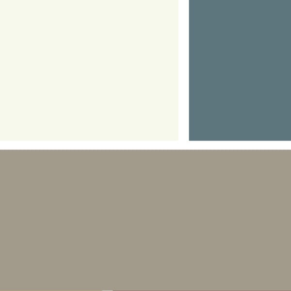 Painting Wood Siding: Fav color combo = Siding: Briarwood (HC-175); Main Trim: Cloud White (OC-130); Front Door Colour Splash = Hamilton Blue (HC-191)