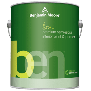 can of ben semi-gloss interior paint