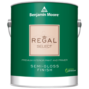 can of regal select semi-gloss paint