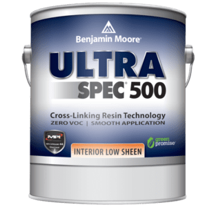can of ultra spec low sheen ceiling paint
