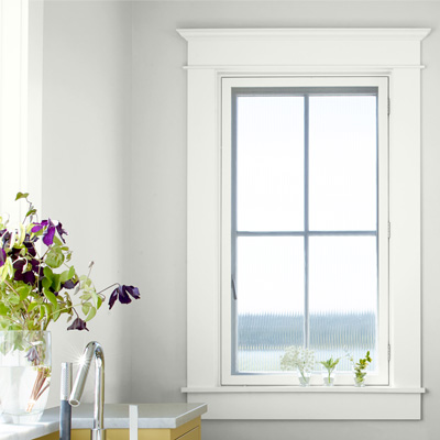 window with painted trim