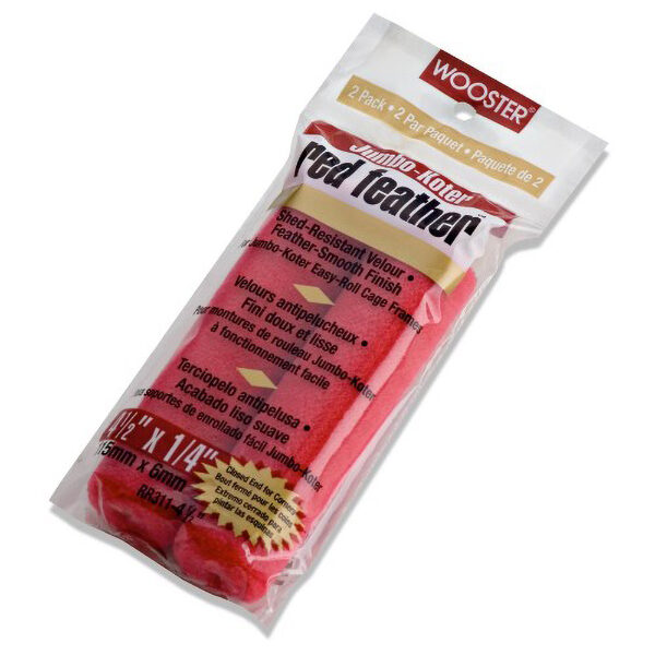 Wooster Red Feather Roller pack of 2