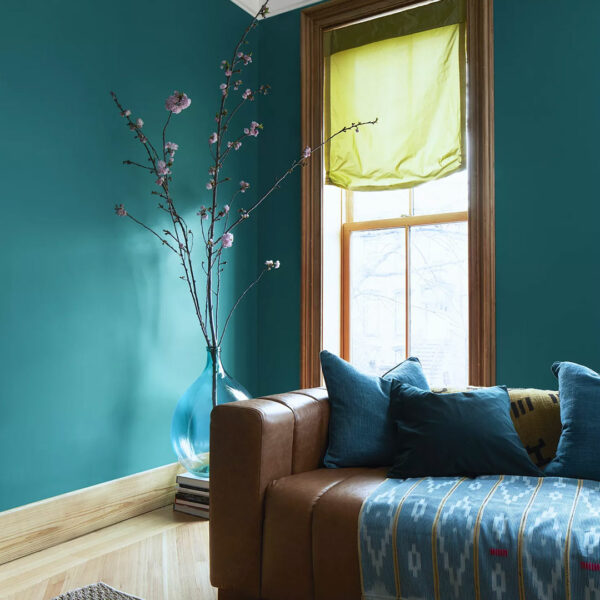 Room featuring North Sea Green 2053-30